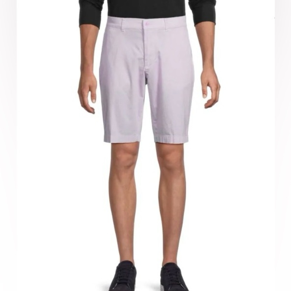 BRAX Men's Lavender Flat Front Ultralight regular fit shorts size 34